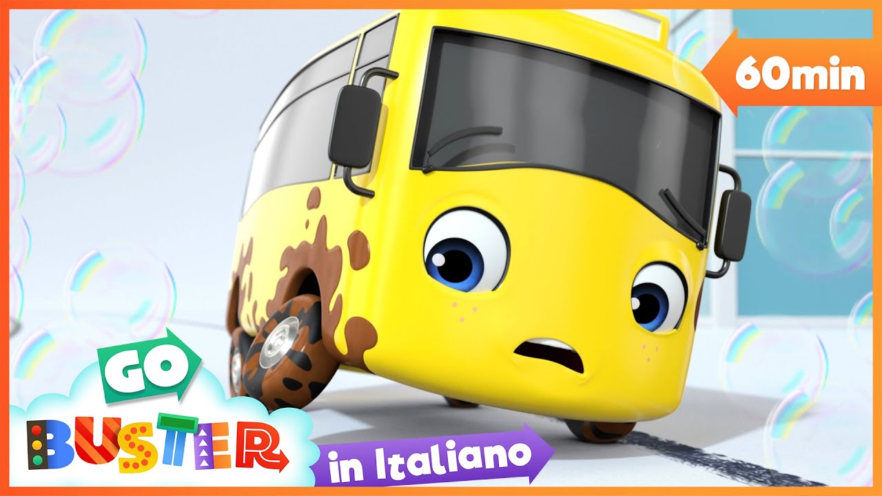 Buster e l'Autolavaggio | 🚌 Buster Bus Italiano - Cartoni animati per bambini