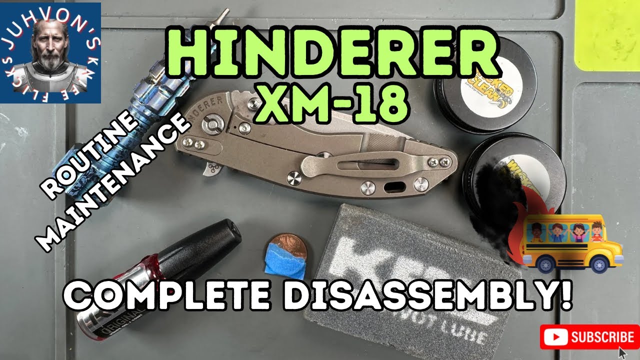 Hinderer XM - 18 Полная разборка и плановое обслуживание!