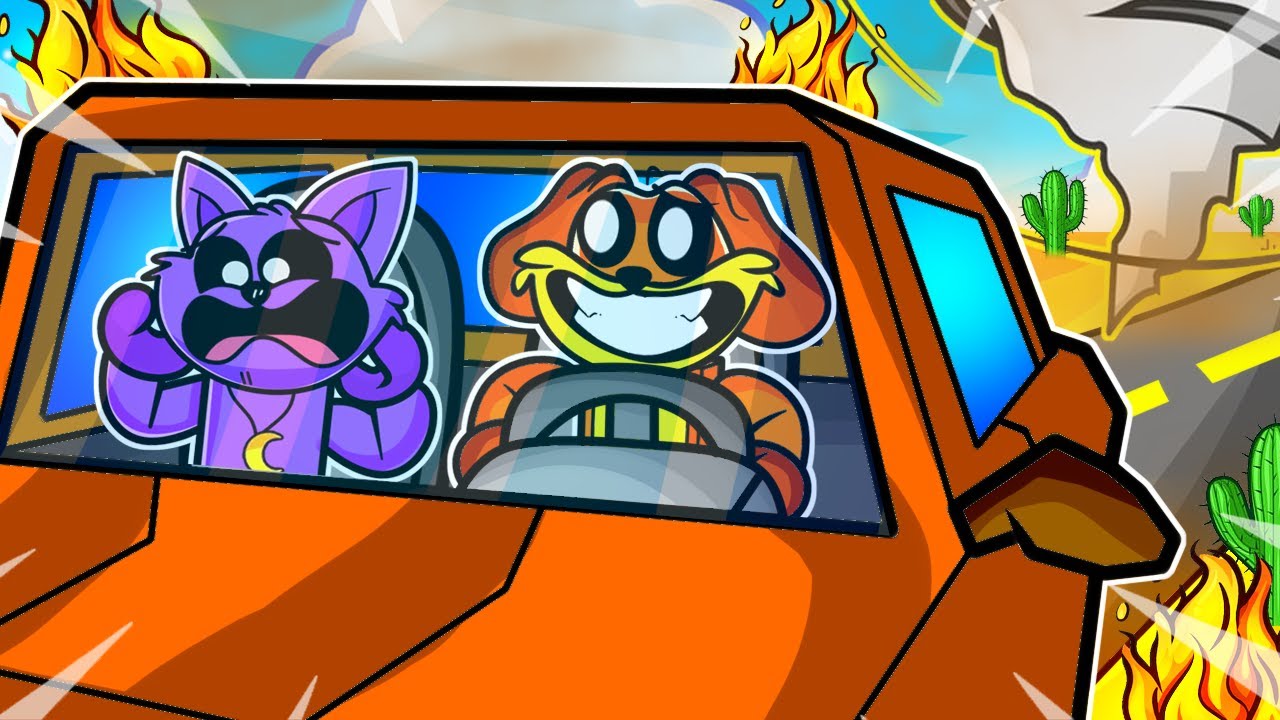DogDay e CatNap VIAJAM pelo DESERTO MAIS PERIGOSO do Roblox!