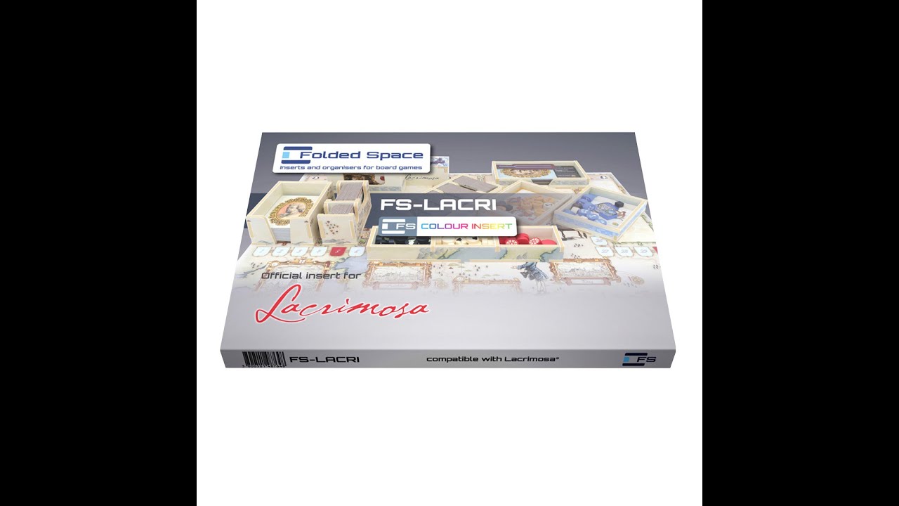 Lacrimosa Inserto Folded Space (Juego de Mesa Devir)