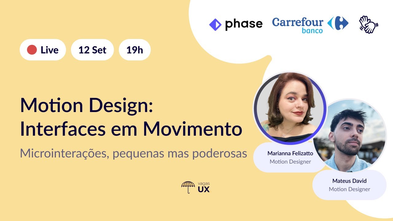 Motion Design: Interfaces em movimento | Microinterações, pequenas mas poderosas