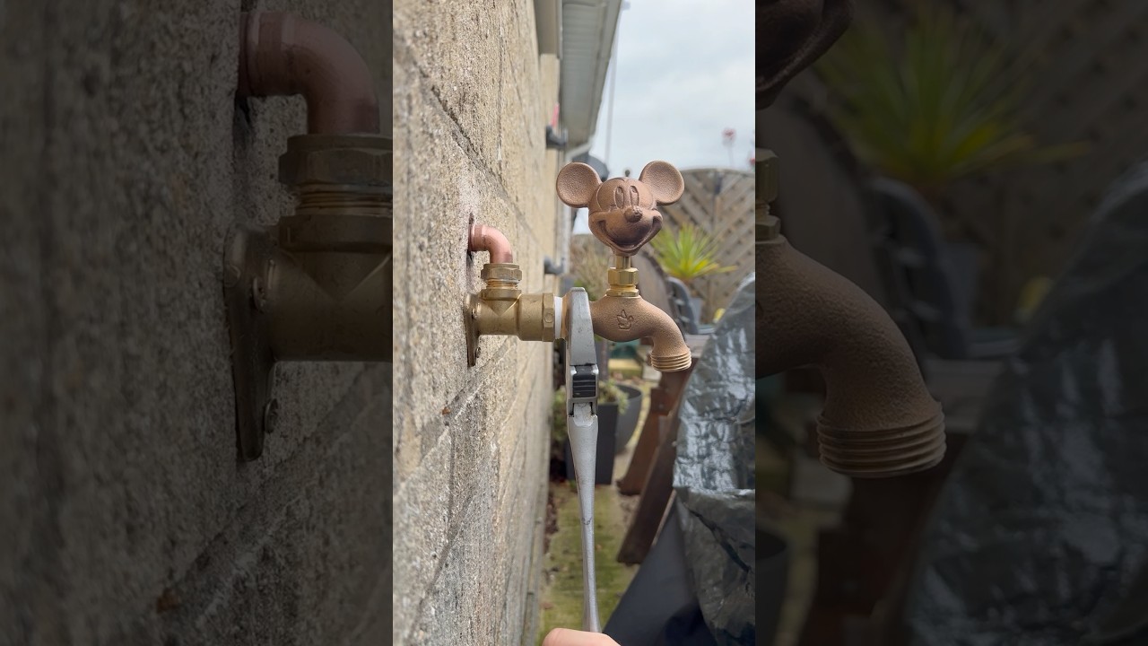 Plumbing one of the rarest outside taps! #asmr #admrsounds #plumbing #shorts #subscribe #tools