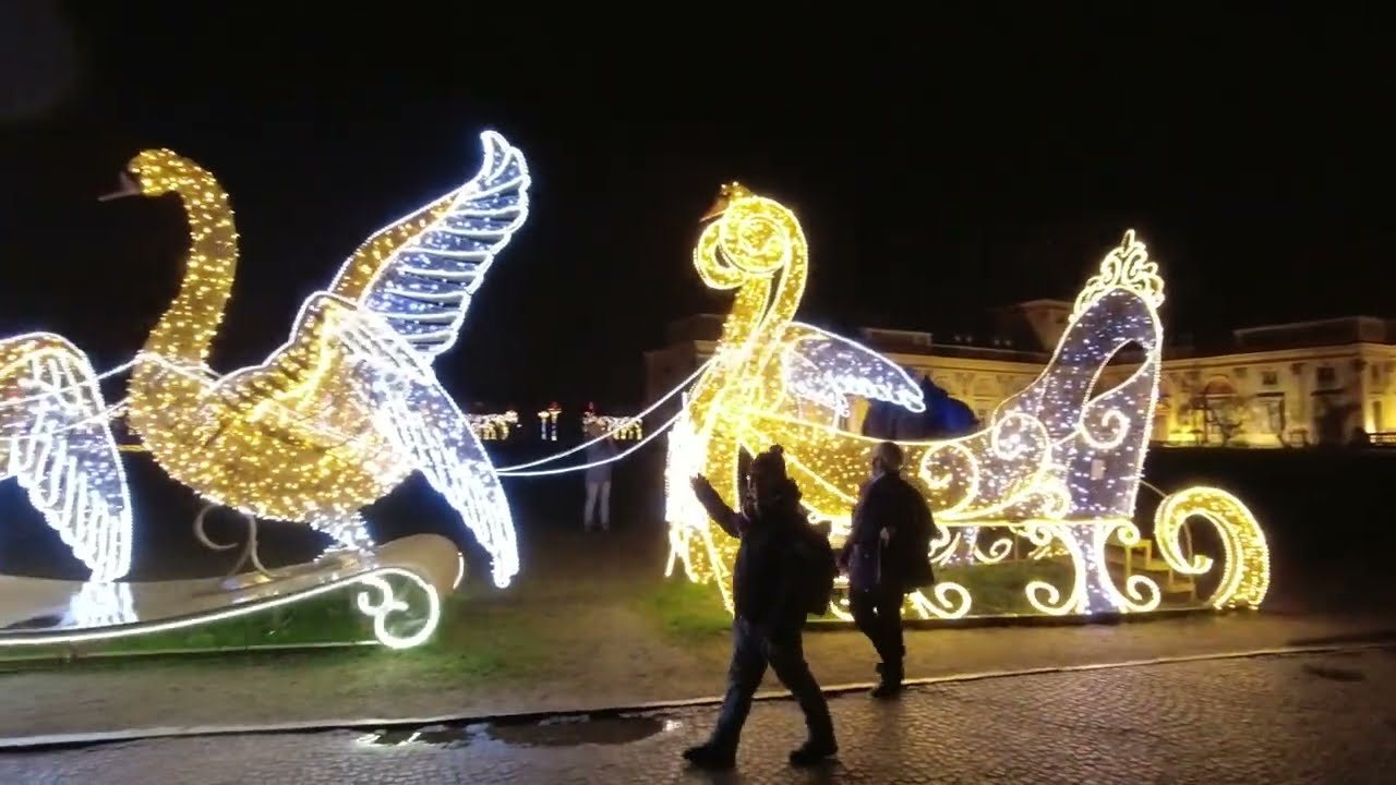 Royal Garden of Light Wilanow Palace Warsaw Poland January 2022