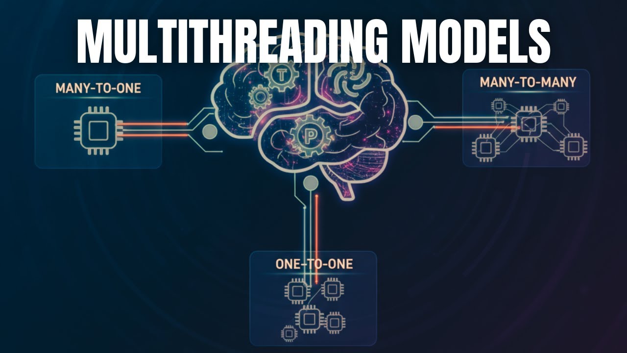 Multithreading Models in Operating System | Learn in 6 Mins