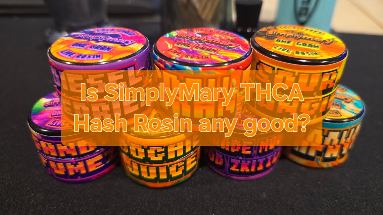 SimplyMary THCA Hash Rosin - What to expect