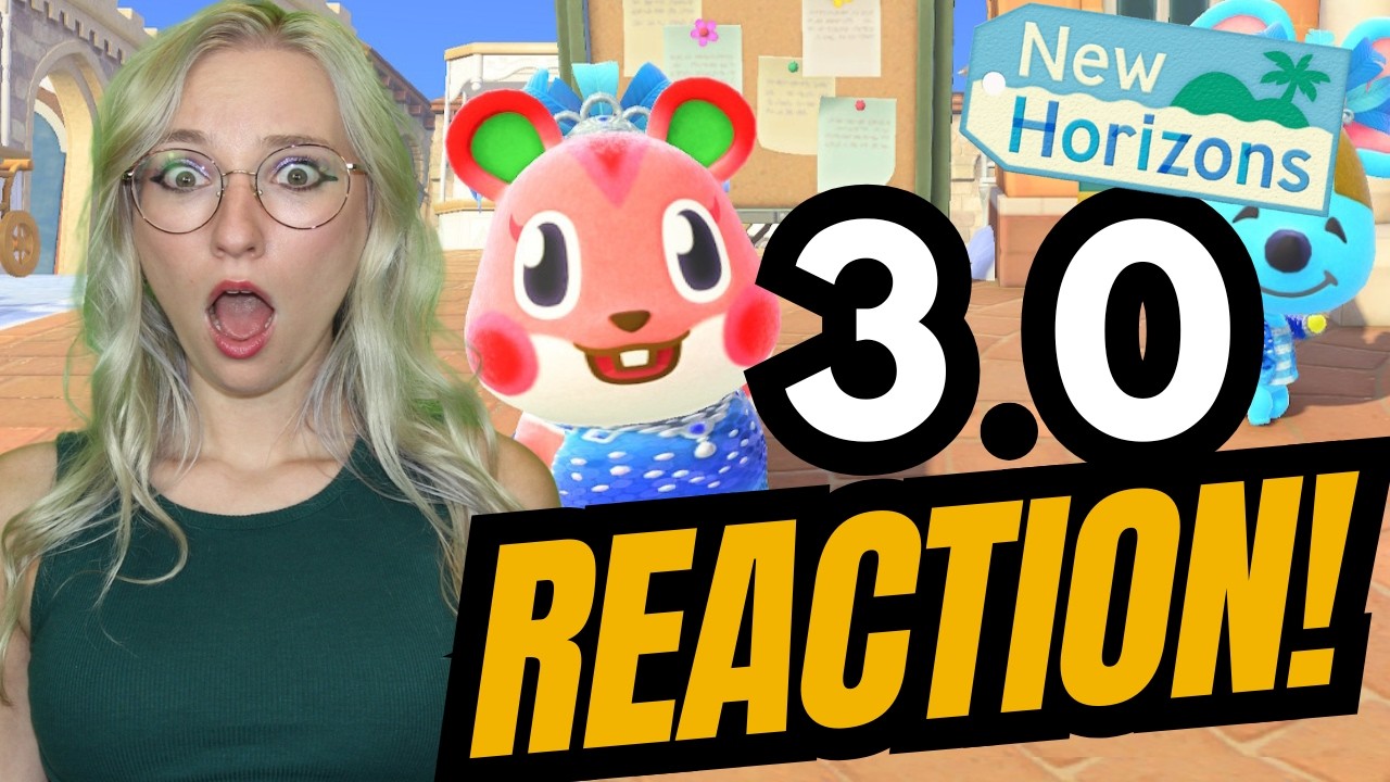 My Live Reaction To ANIMAL CROSSING 3.0 UPDATE!! #animalcrossing #animalcrossingnewhorizons #acnh