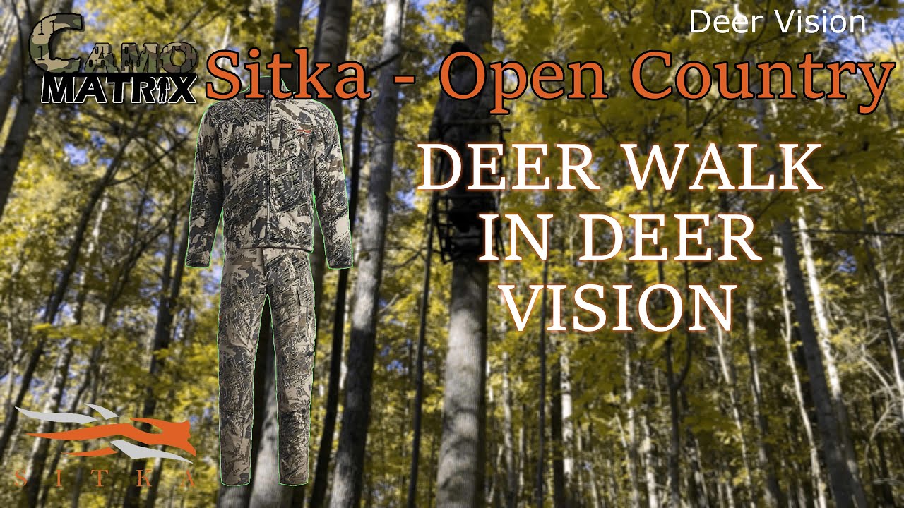 Camo Matrix Fall Colors Deer Walk Series in Deer Vision - Sitka Open Country
