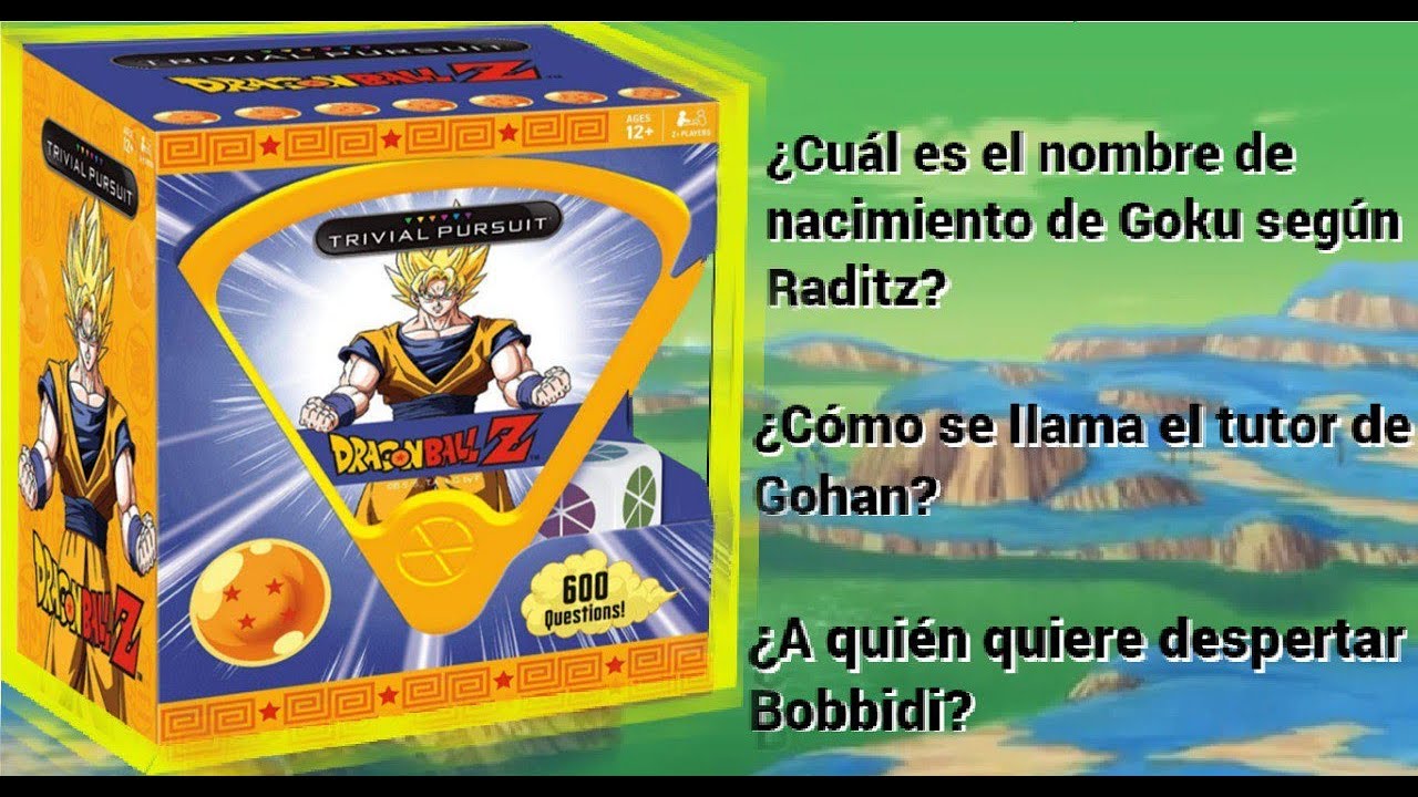 🐉600 Preguntas de Dragon Ball Z - Trivial Pursuit Oficial