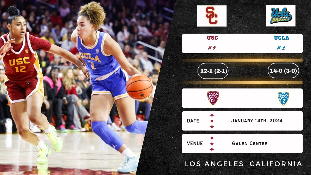 No. 9 USC vs No. 2 UCLA | Pac-12 | 1.14.24