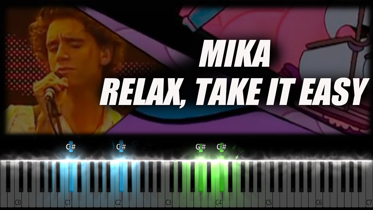 MIKA - Relax, Take It Easy Piano Tutorial