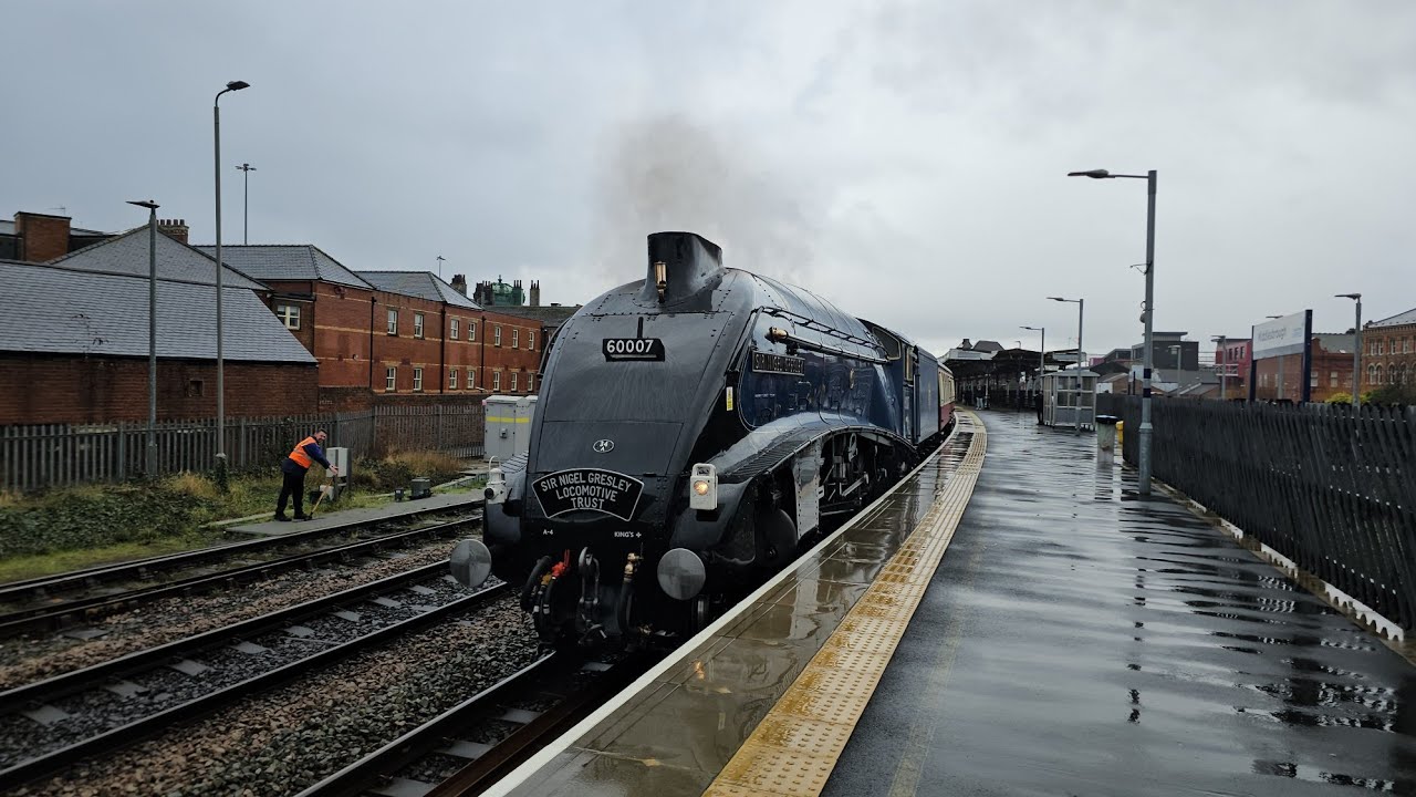 Trains at Middlesbrough | Featuring Sir Nigel Gresley A4 60007! | + Freight Traffic! 13.03.2025