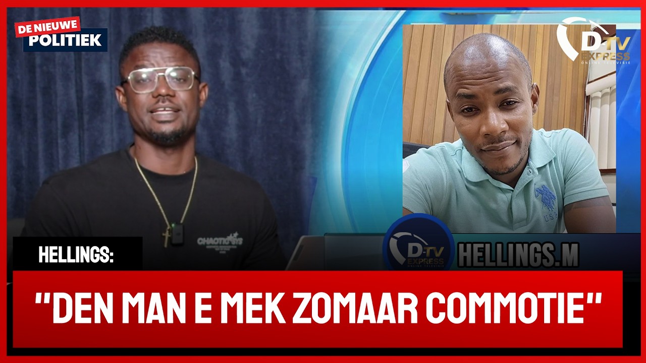 🚀 De Nieuwe Politiek Live • Marciano Hellings geeft uitleg over aanrijding (Suriname)