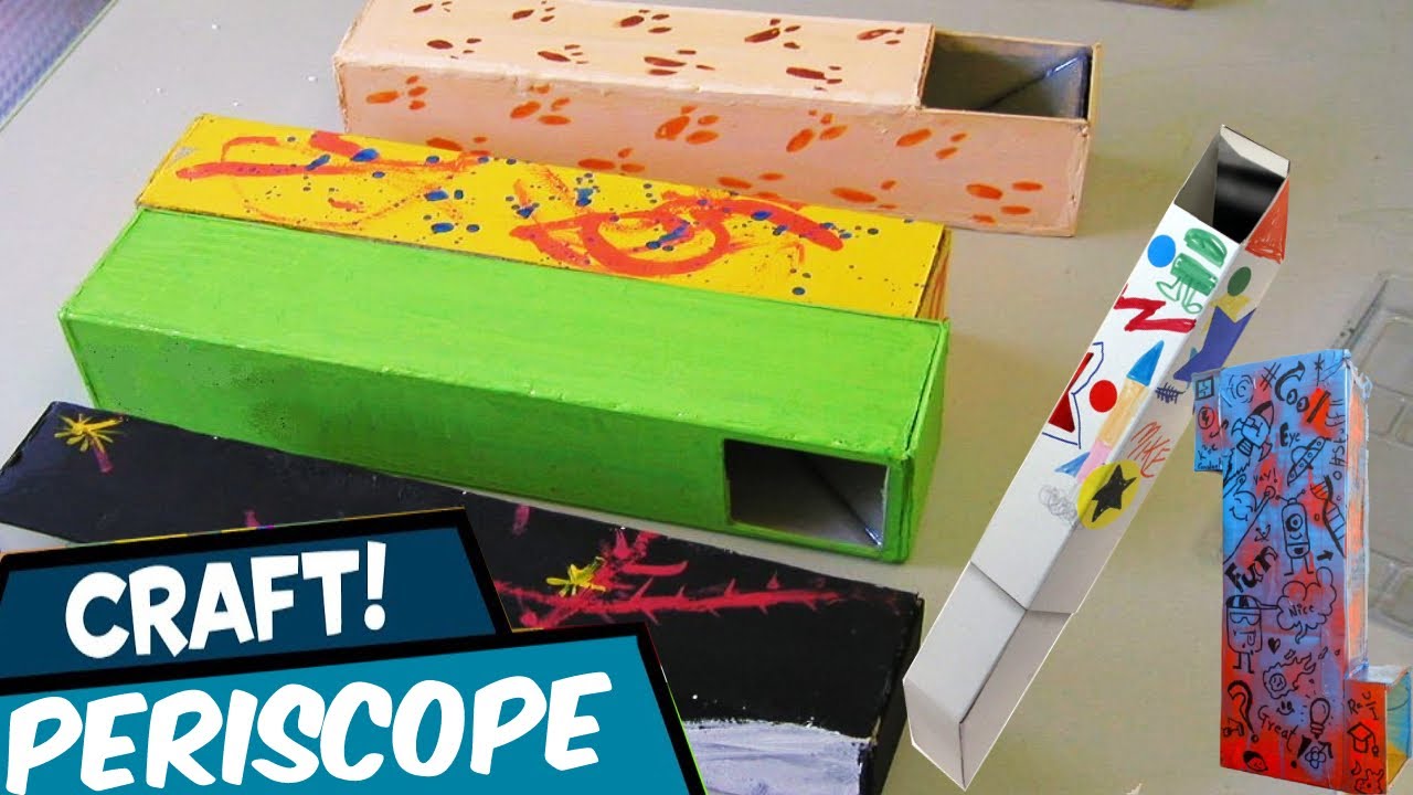 How To Make a Periscope | Homemade Periscope DIY Crafts Videos | Education Videos 