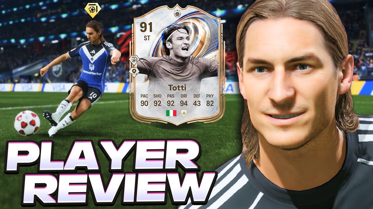 GÊNIO, CRAQUE, ÍDOLO, ESPETACULAR, MAGNIFICO! | TOTTI 91 - ICON TOTY PLAYER REVIEW I FC 26