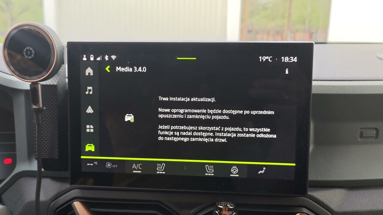 Aktualizacja systemu Dacia Duster III Hybrid