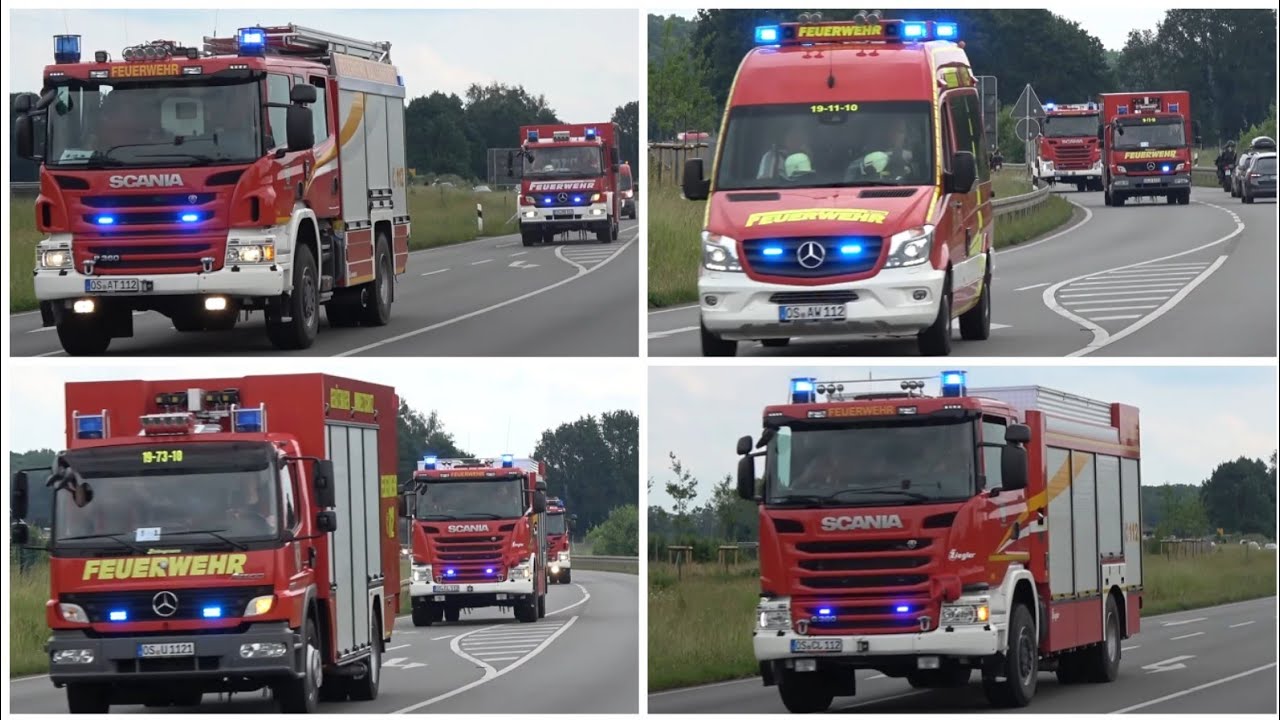[Ammoniak Unfall-ABC_2] Fachzug Gefahrgut Süd Kreisfeuerwehr Osnabrück
