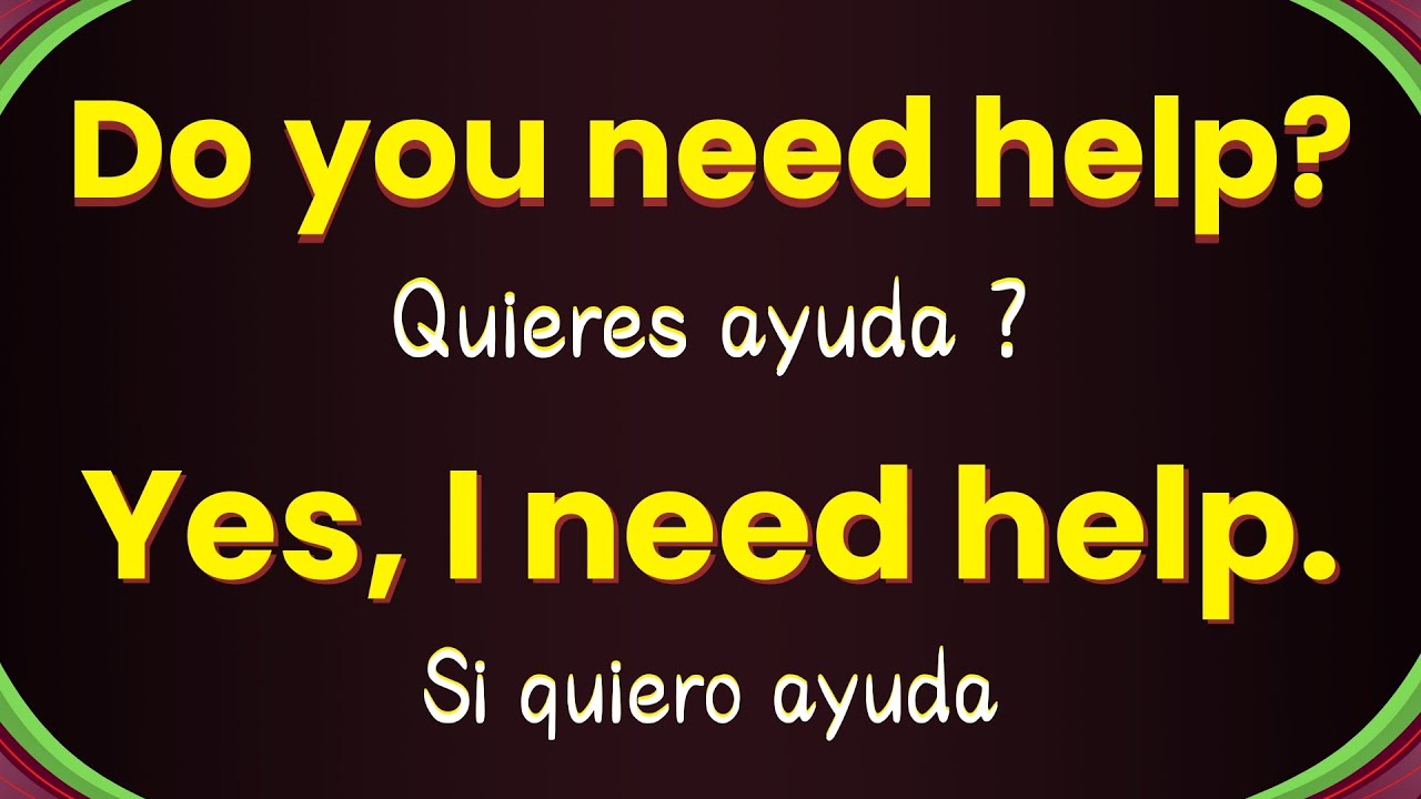 FRASES EN INGLES QUE TE OBLIGAN A TENER CONVERSACIONES R&Aacute;PIDO Y F&Aacute;CIL || APRENDER INGLES DESDE CERO 