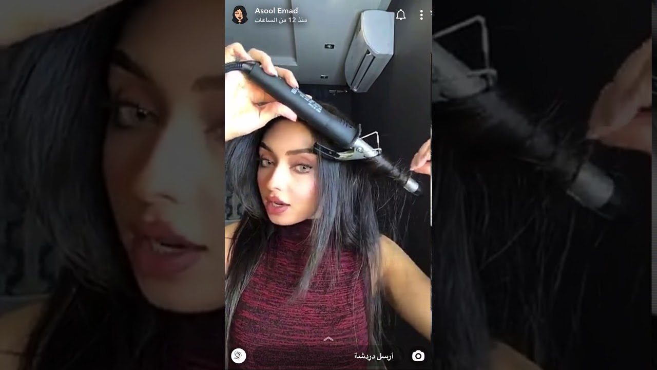 تتوريال ويفي للشعر الطويل سناب الآرتست 💄 اسيل عماد Hair Tutorial
