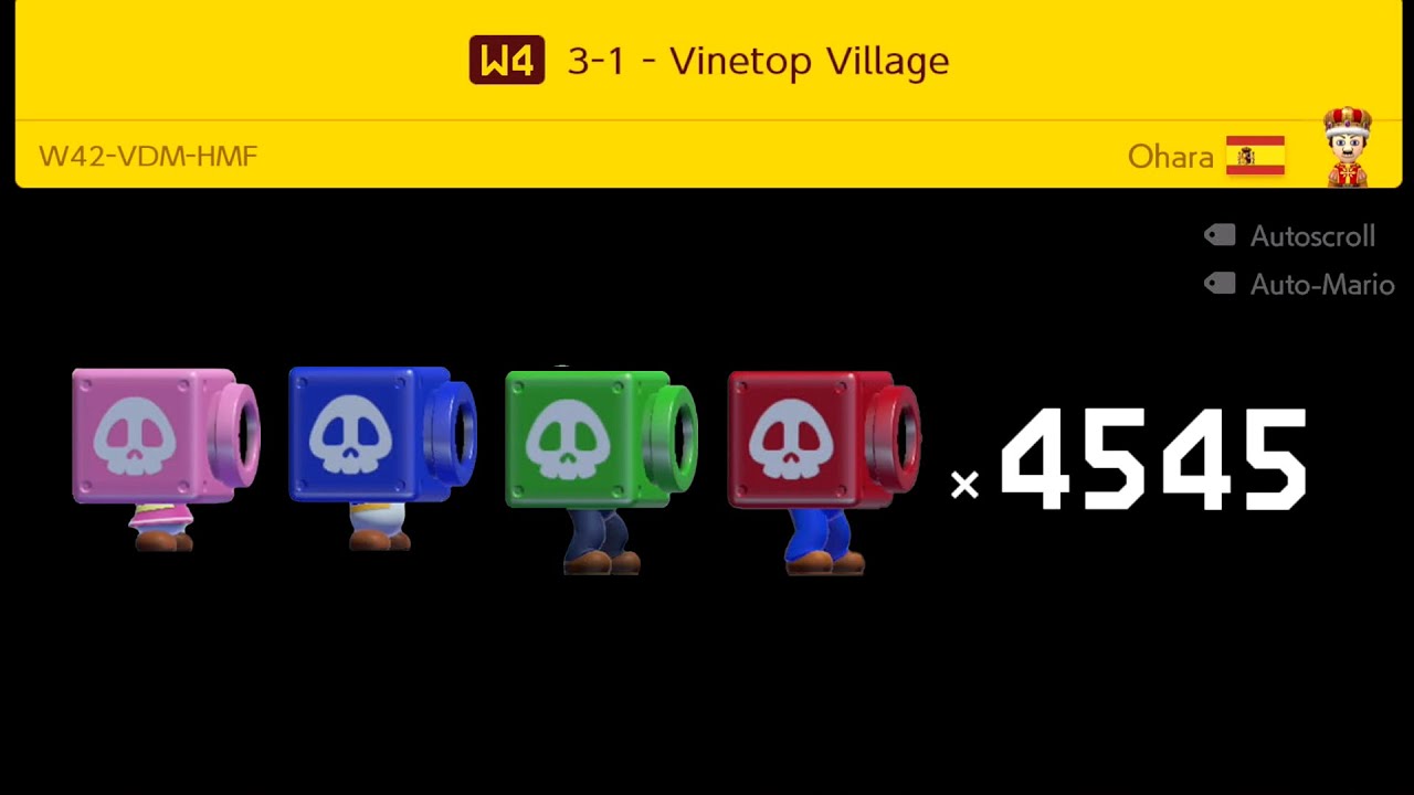Super Mario Maker 2 – 4 Players (World 5) Super Worlds Local Multiplayer Co Op