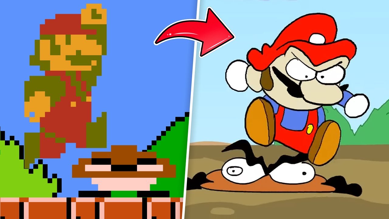 A ANIMAÇÃO INCRÍVEL DE SUPER MARIO BROS!
