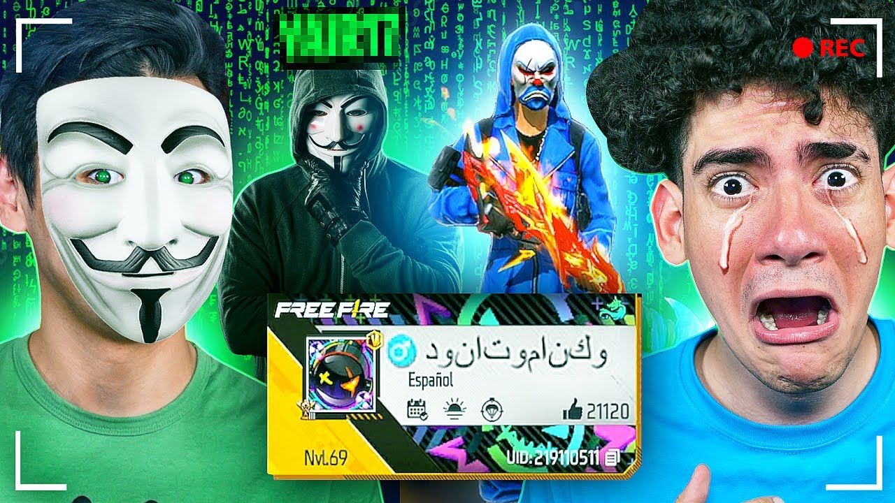 ¡LE HACKEARON la CUENTA de FREE FIRE a THEDONATO! *adiós verificado*