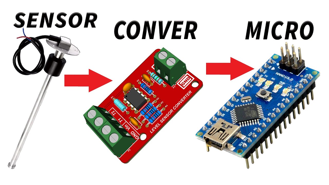 CIRCUITO PARA LEER SENSORES de NIVEL de AGUA  || Para conectar a ARDUINO