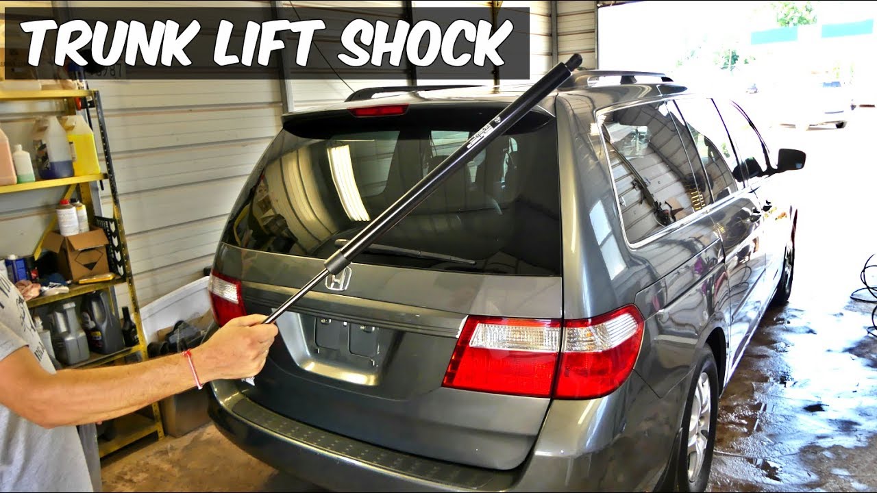 HONDA ODYSSEY TAIL GATE STRUTS SHOCKS SUPPORT REPLACEMENT REMOVAL