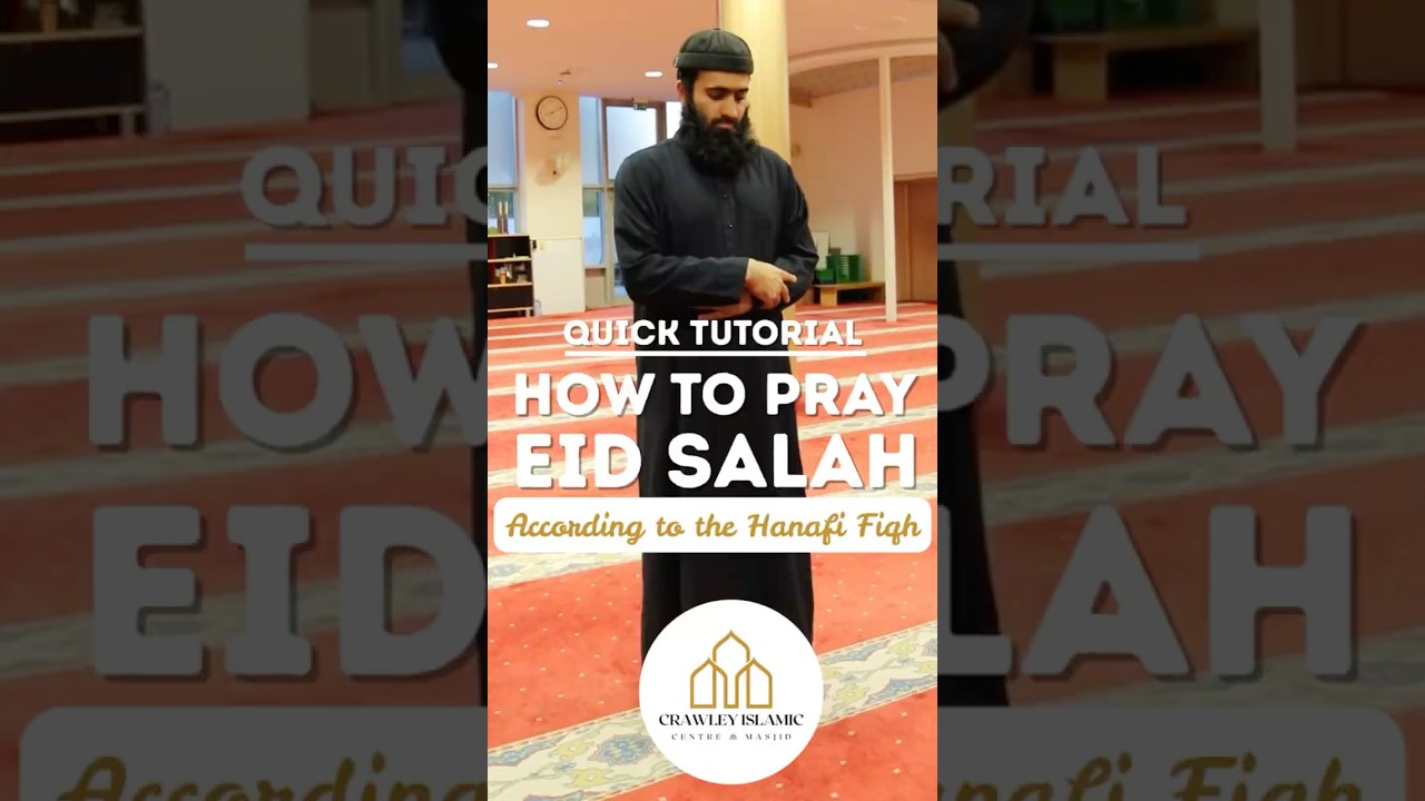 WATCH THIS BEFORE EID!!!!! How to pray Eid Salah (Hanafi Method) #islam #islamic #eid  #prayer
