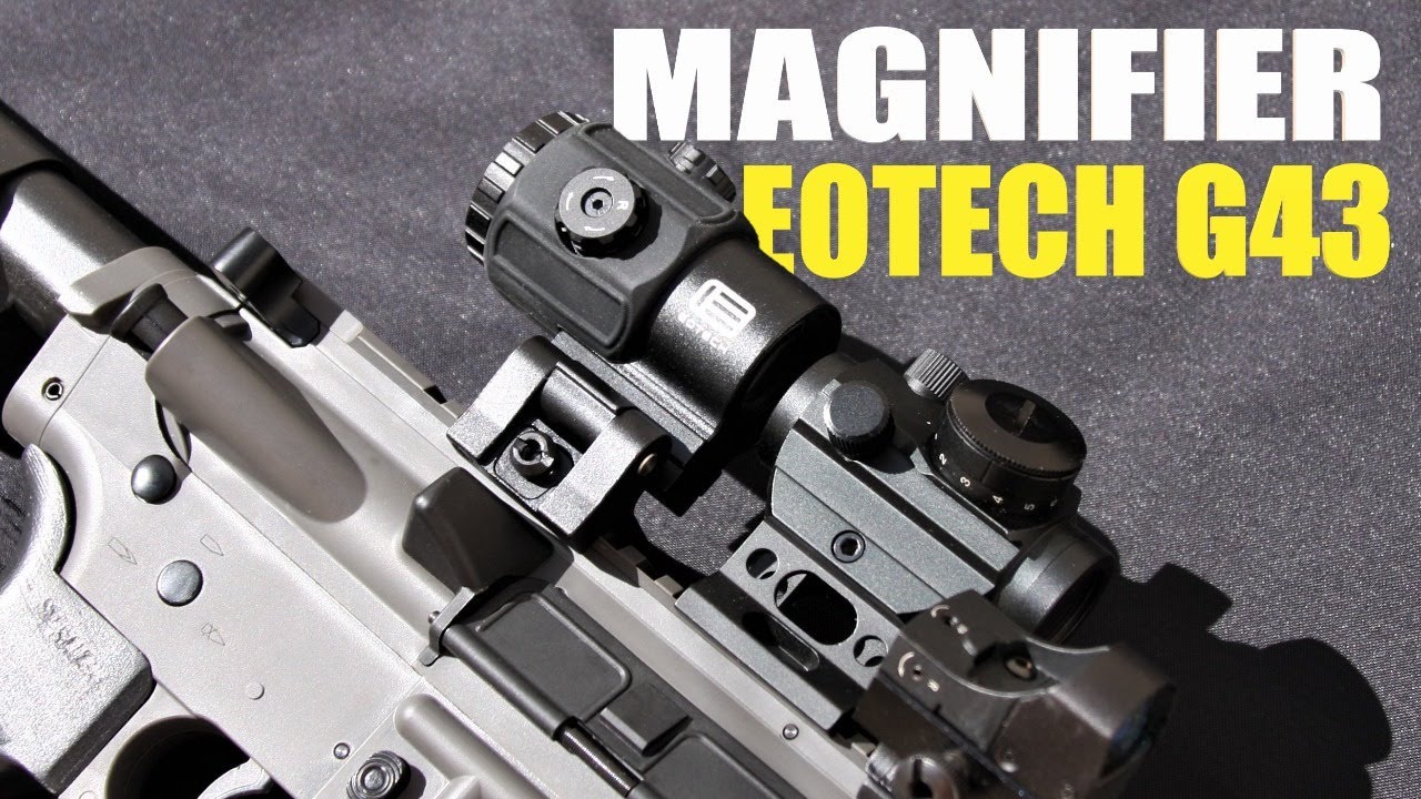 UNBOXING E REVIEW RÉPLICA MAGNIFIER EOTECH G43!!!| ALIEXPRESS | CROSMAN DPMS SBR