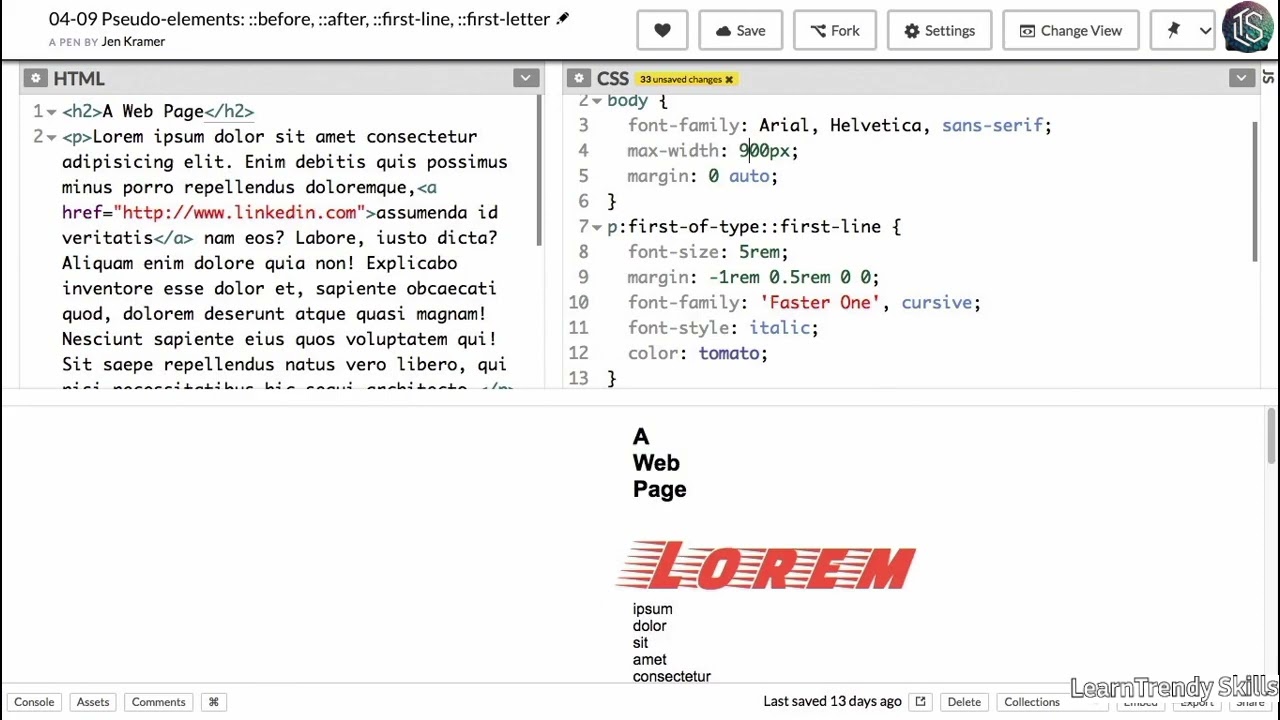 Master CSS Pseudo-Elements – ::before, ::after, ::first-line, and ::first-letter Explained!