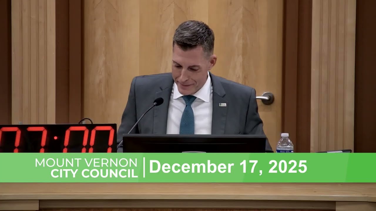 Mount Vernon City Council Meeting - December 17, 2025