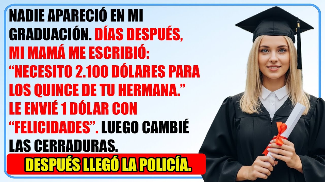 Mis Padres Ignoraron Mi Graduación, Pidieron $2,100 Y Llamaron A La Policía Cuando Dije No