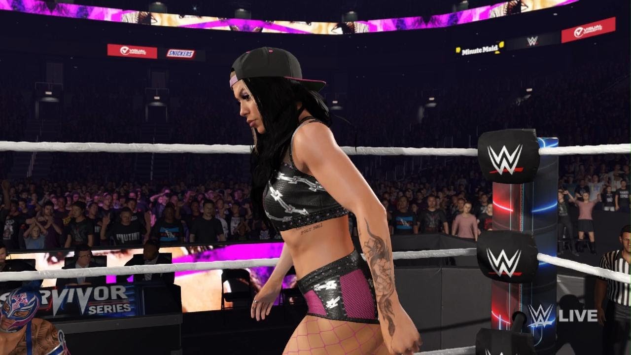 Suvivor Series Roxanne Perez gegen Rey Mysterio gegen Corad Jade gegen Iyo Sky gegen DDP usw.