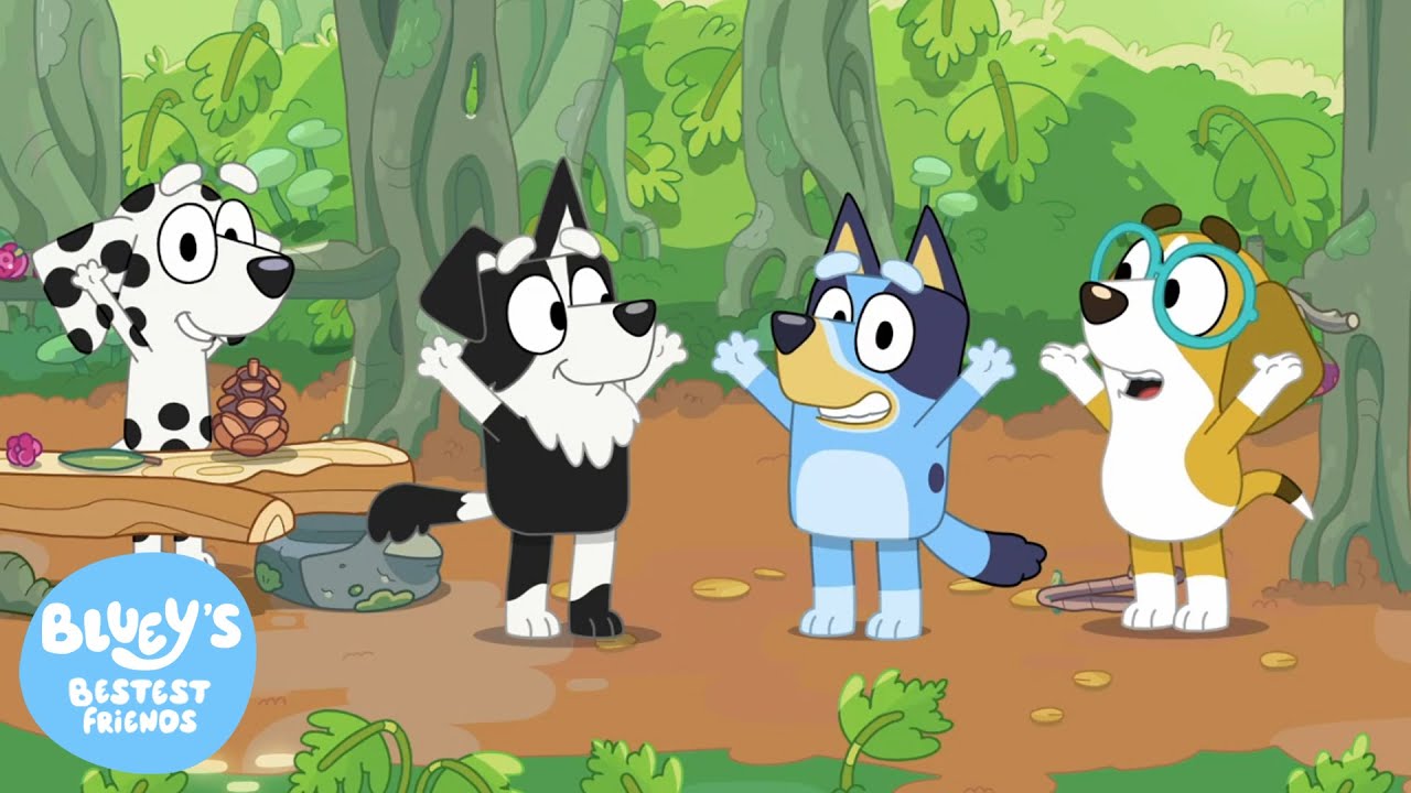 Getting Creative With Bluey's Friends 🎨💙 | Bluey's Bestest Friends - Official Channel
