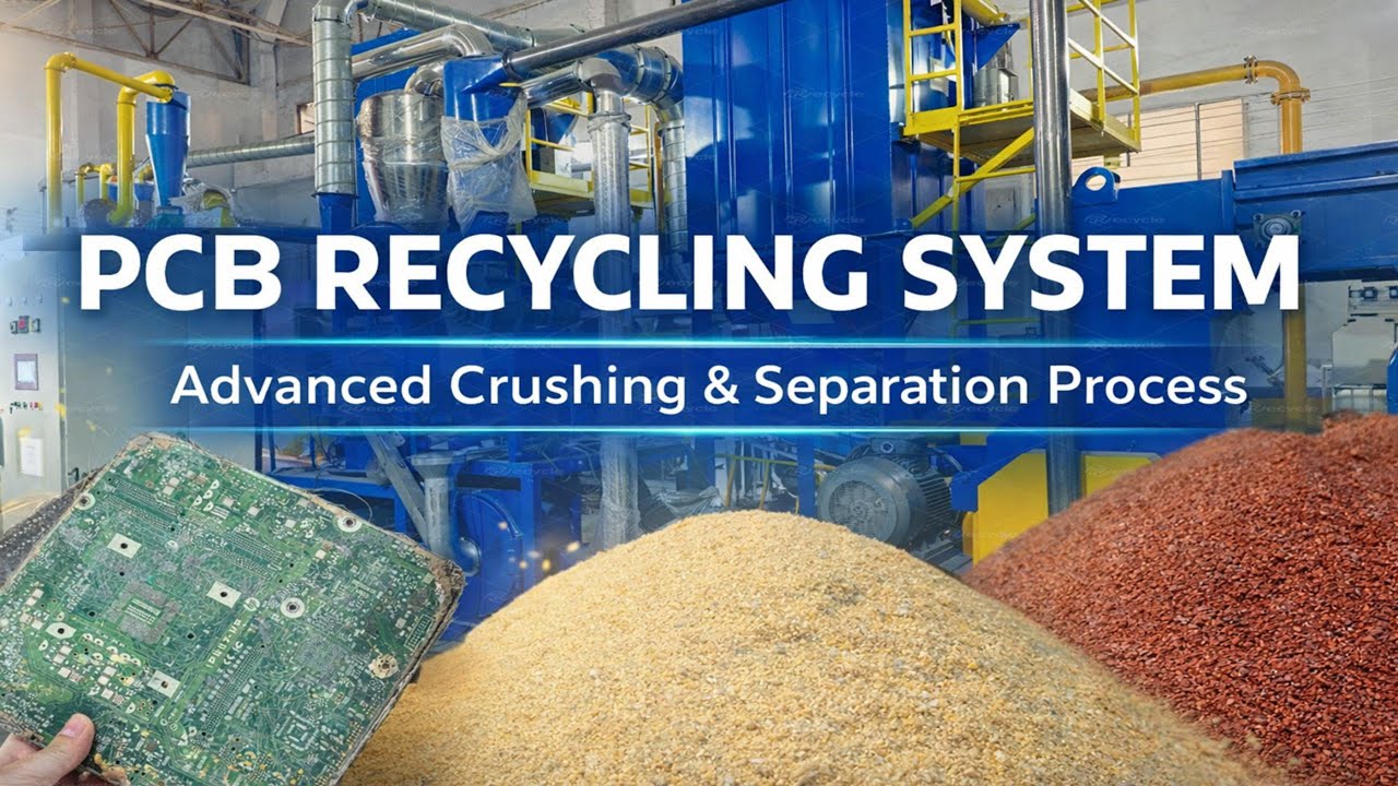 Advanced PCB Recycling Plant | Crushing, Sorting & Copper Recovery