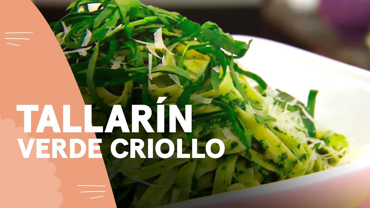 Receta: Tallarín verde criollo con milanesa | Ximena en Casa