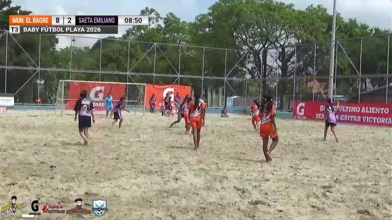 Municipio de El Bagre 🆚️ Saeta Emiliano Garcia. Baby Futbol. 2026