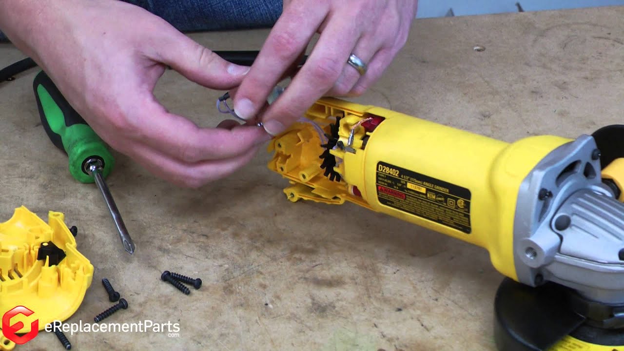 How to Replace the Switch in a DeWalt D28402 Grinder--A Quick Fix (Part # 945614-02)