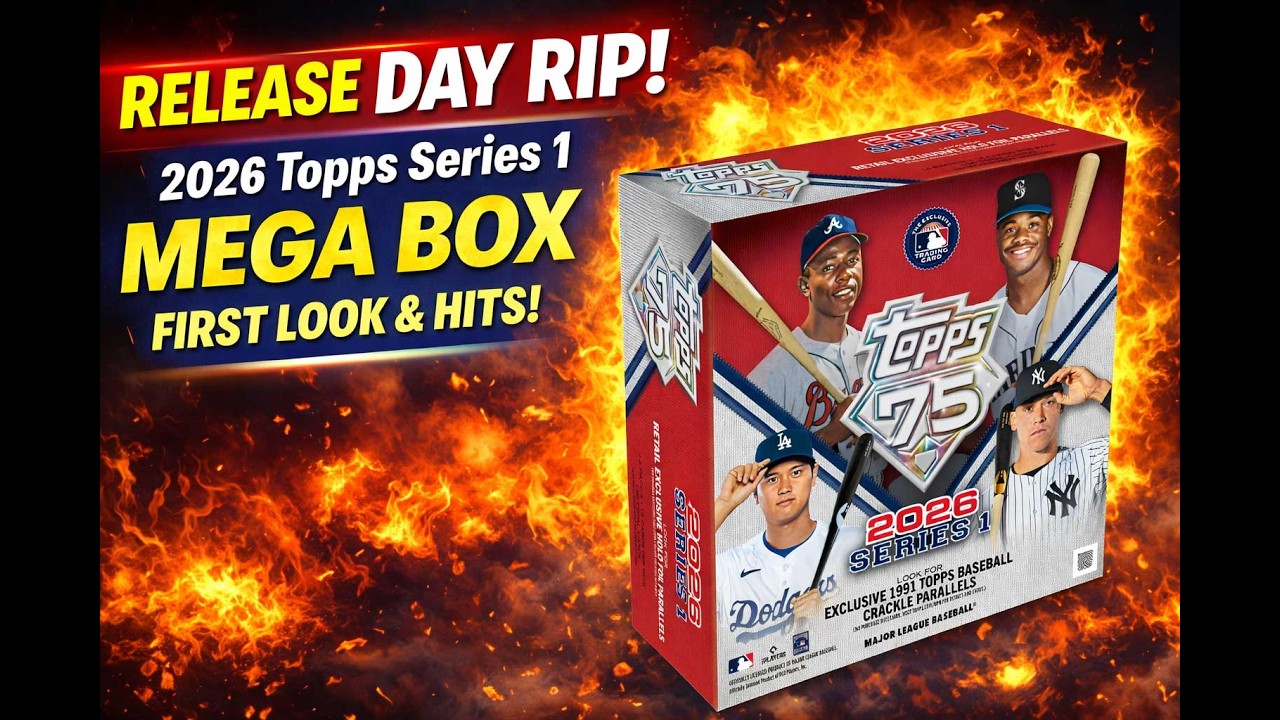 2026 Topps Series 1 Mega Box Opening — Release Day Rip! First Look & Hits