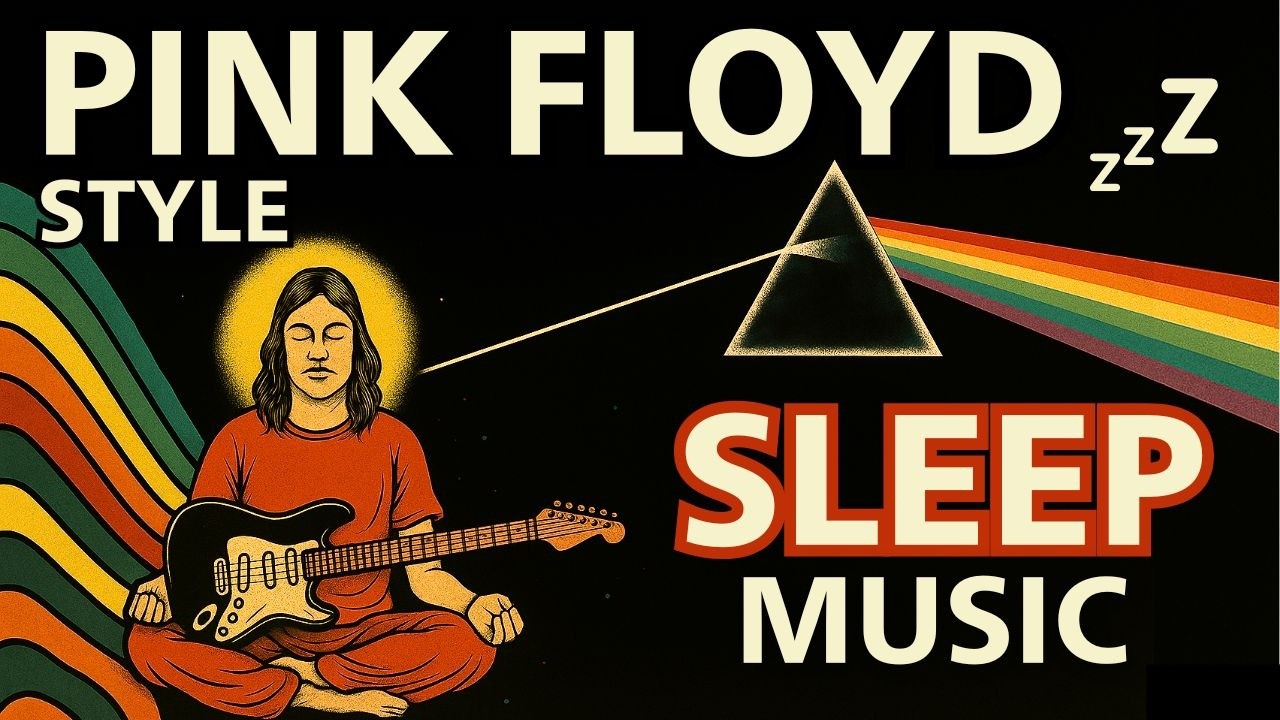 PINK FLOYD STYLE 🌈 SLEEP MUSIC | Peaceful instrumental music for DEEP sleep and relaxation