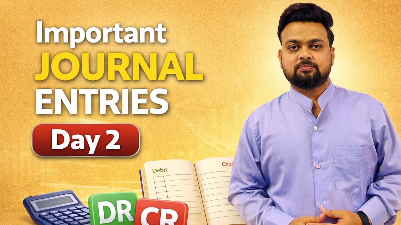 Important Journal enteries Day 2 by Accounts king 