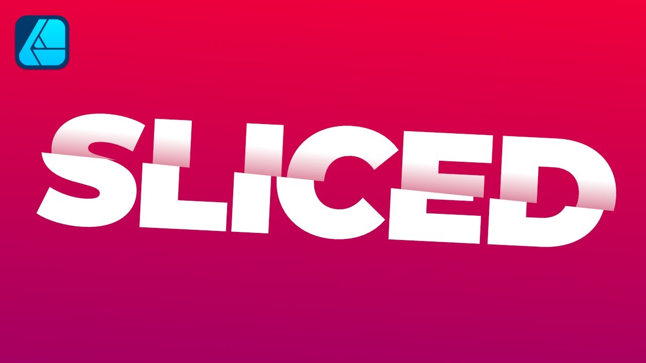 How To Slice Objects In Affinity Designer