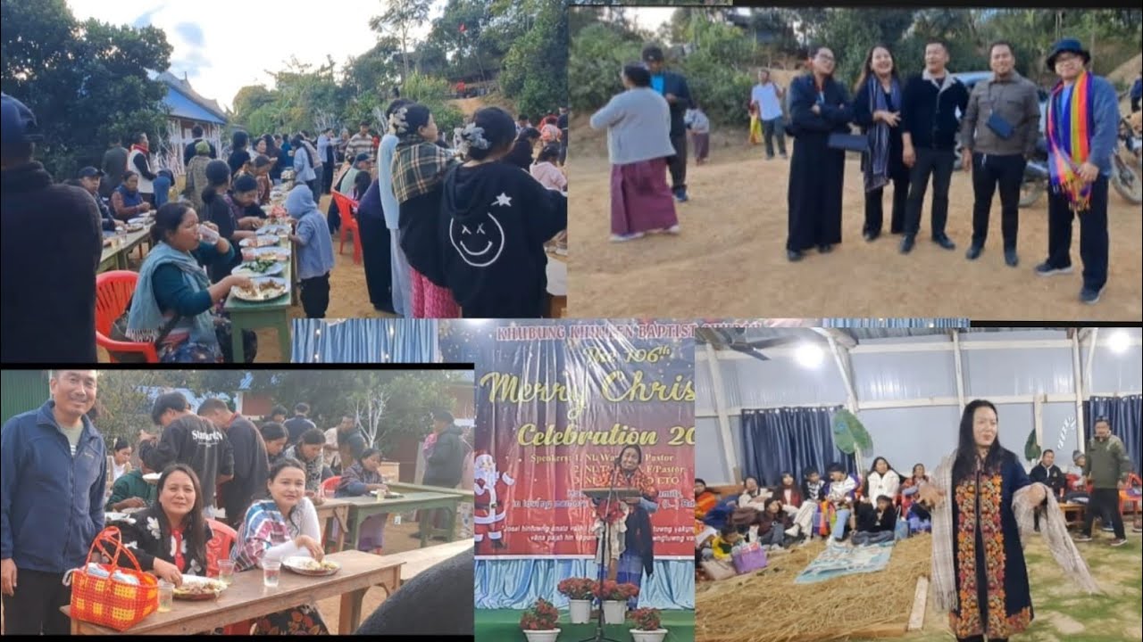 Christmas Celebration,2025 at Khubung Khullen. Sponsored by my mother-in-law KL.Joltah