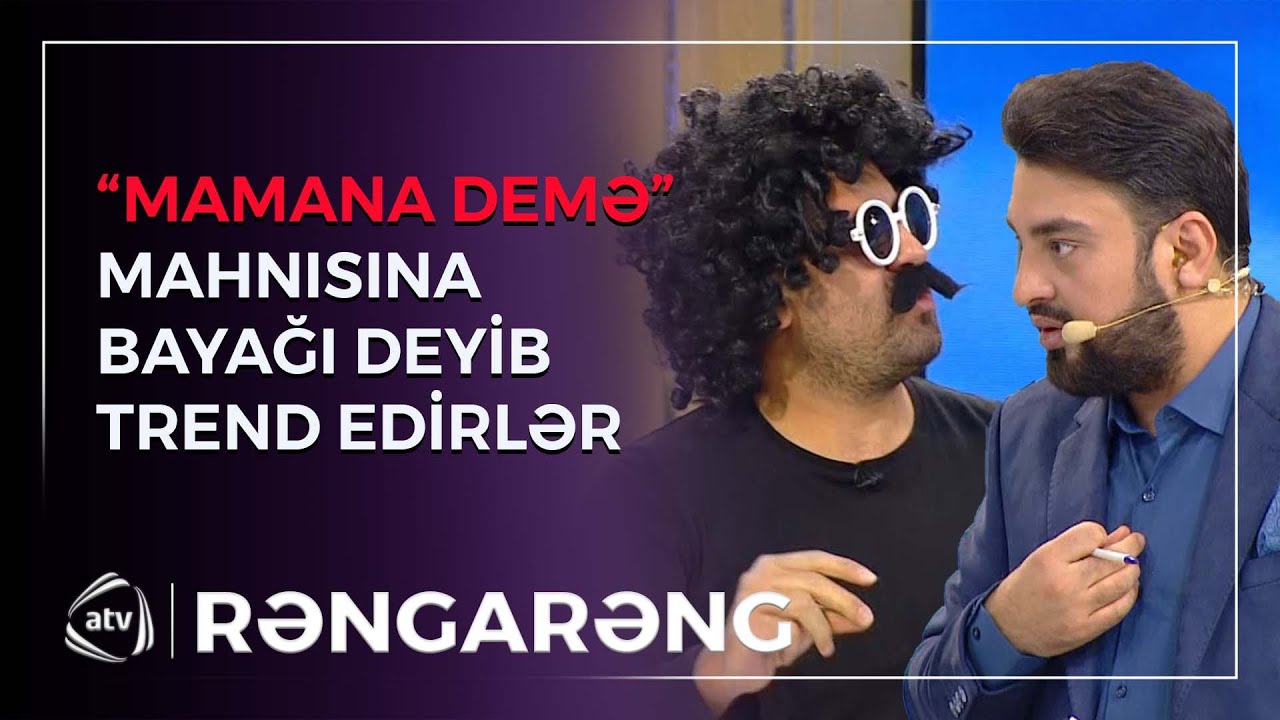 Zaur canlı efirdə ƏSƏBLƏŞDİ: ““Mamana demə” mahnısı qınayıb trend edən tamaşaçıdı” / Rəngarəng