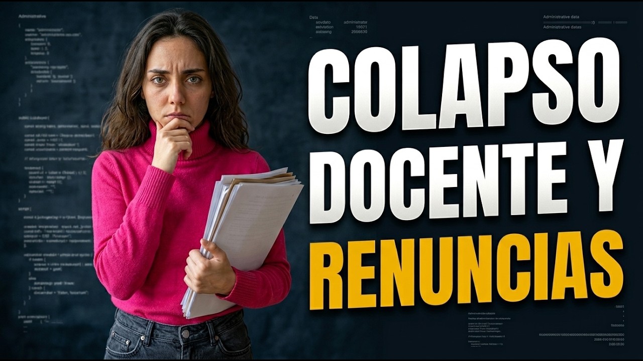 &iquest;Por qu&eacute; cada vez m&aacute;s MAESTROS ABANDONAN LA DOCENCIA?