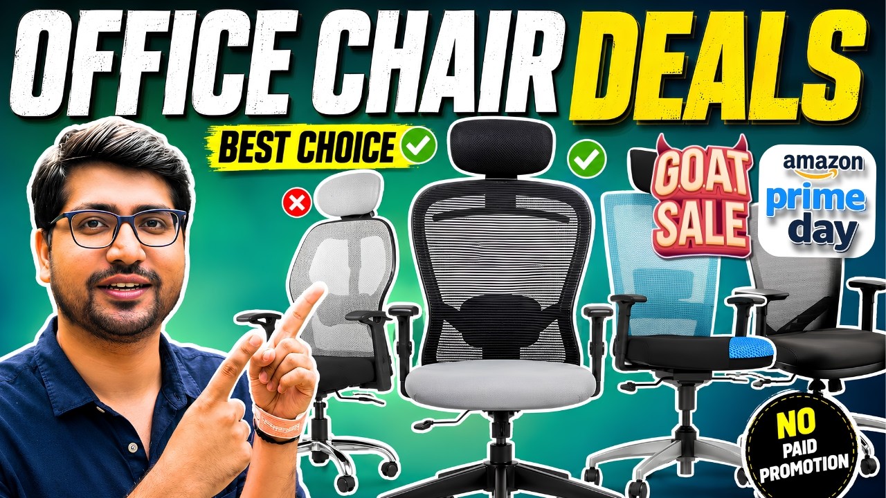 [SALE]🔥Best Office Chair 3000-5000-7000-10000 in Flipkart GOAT Sale & Amazon Prime Day Sale 2026
