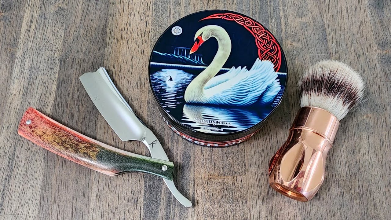 Murphy & McNeil Children Of Lyr, Alpha Shaving Co Outlaw Brush, & Raido Star Straight Razor