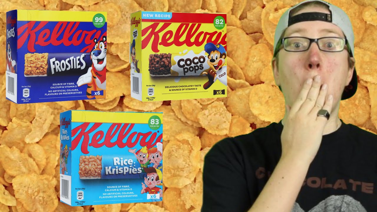 KELLOGGS CEREALIEN RIEGEL  Frosties, Coco Pops, Rice Krispies Kindheit Pur !!!