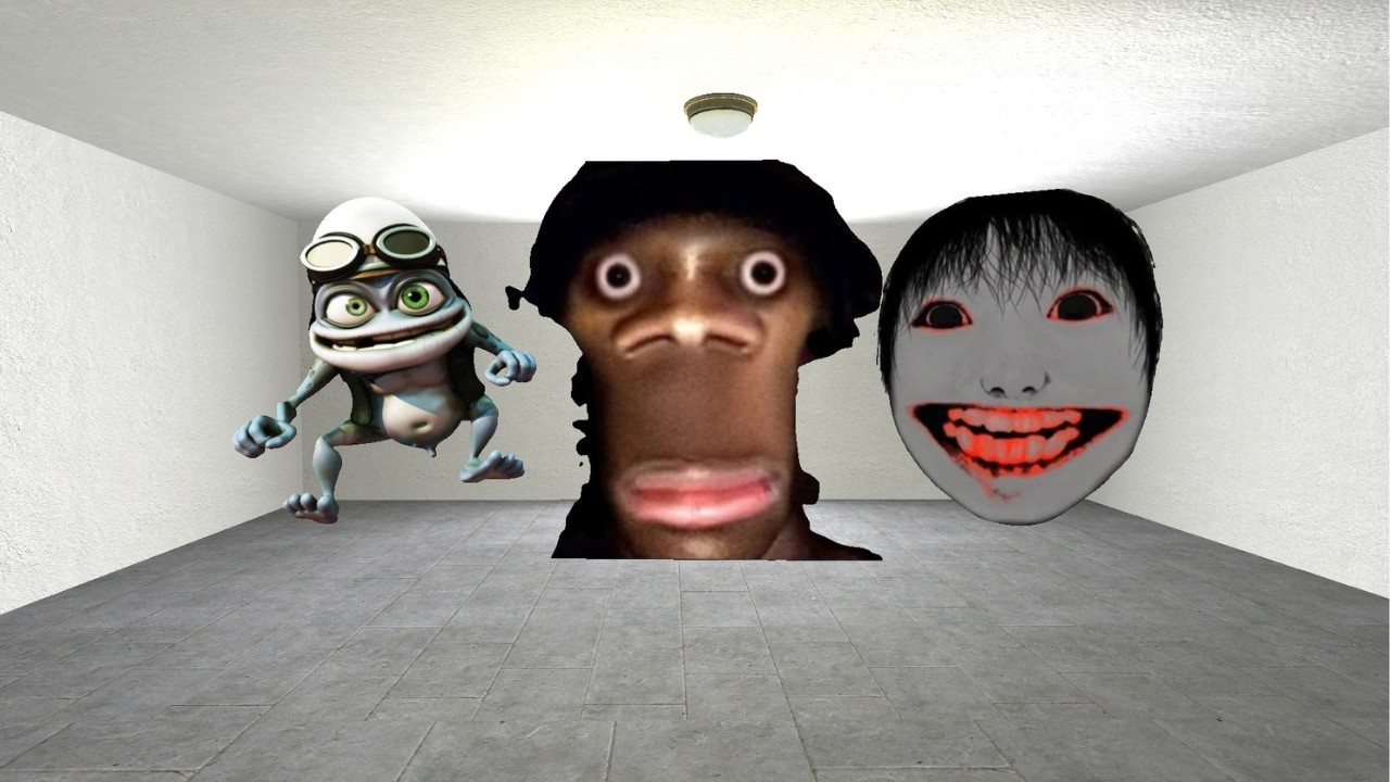 I Added the Yoshie AUUGHH Meme to Garry’s Mod Gameplay#Nextbots_#Garry's world 200k