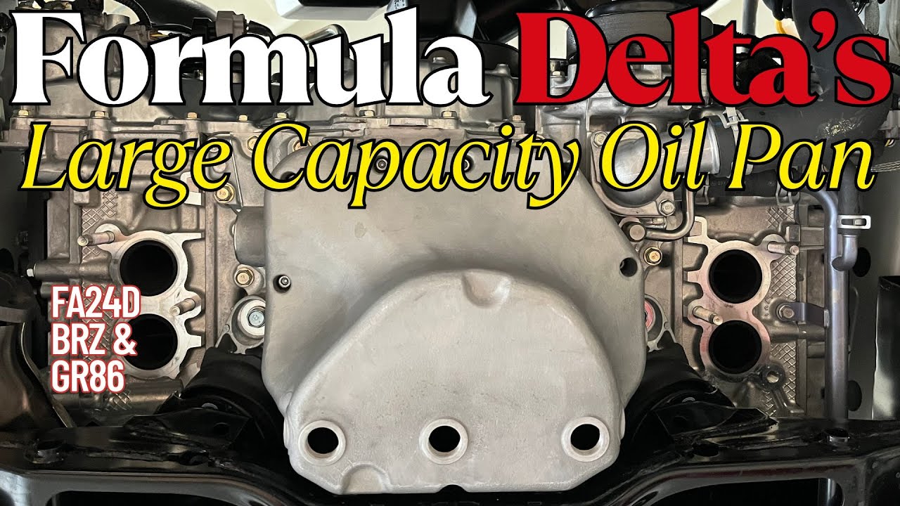 Formula Delta's Large Capacity Oil Pan Impressions - BRZ/GR86